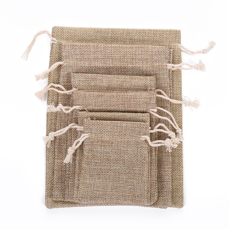 9*12cm本防麻布袋礼品袋束口袋麻布袋地推商品文创产品详情5