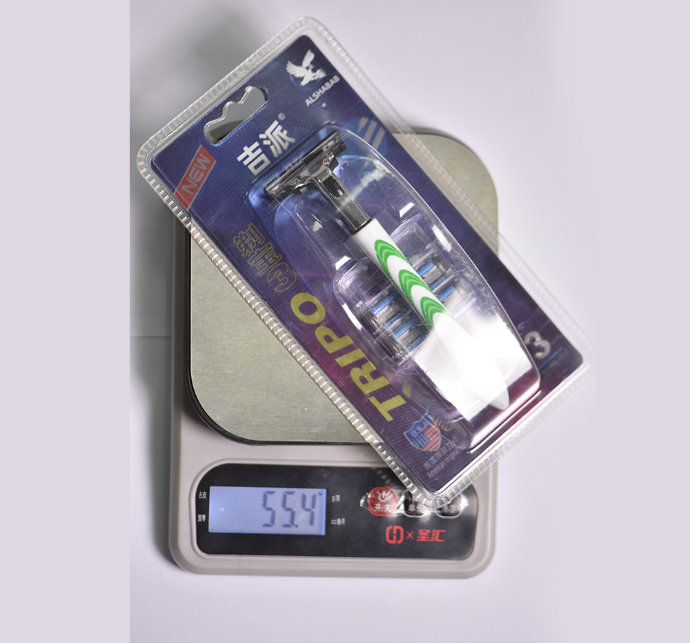 ALSHABAB吉派新式剃须刀片刀架 手动剃须刀 专业除毛器 剃刀 温和不伤肤 保持清洁光滑详情6