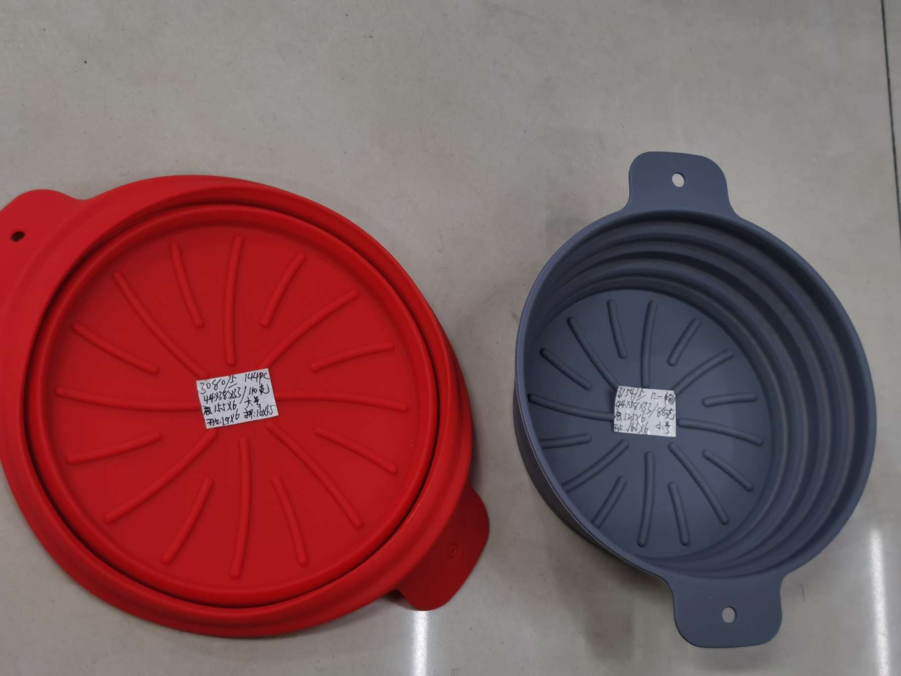 Amazon's new multi-functional silicone air fryer pad, silicone baking tray, reusable oven baking tray, wooden base, tray, wooden base, tray full figure