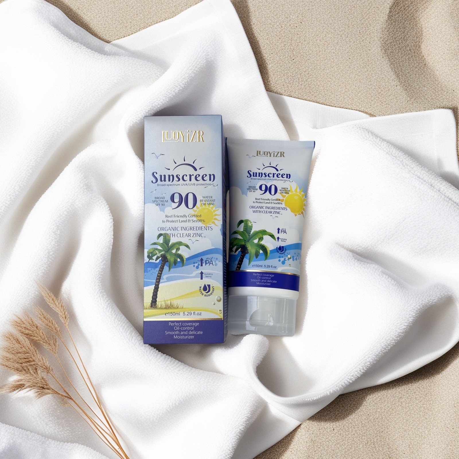 LuoYiZR High Protection  Sunscreen SPF90 PA+++|防晒 pic 4