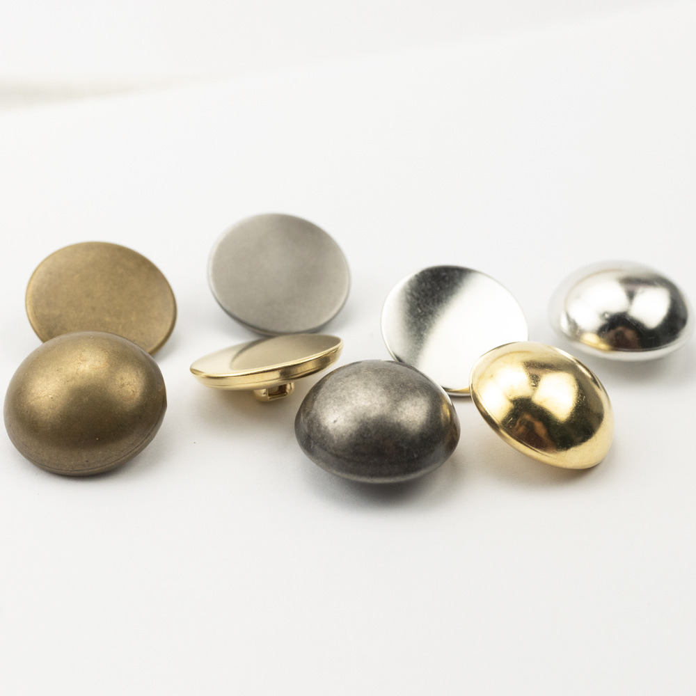 蘑菇头金属钮铜皮纽扣青古铜色毛呢大衣外套扣JK西服钮扣平面扣子