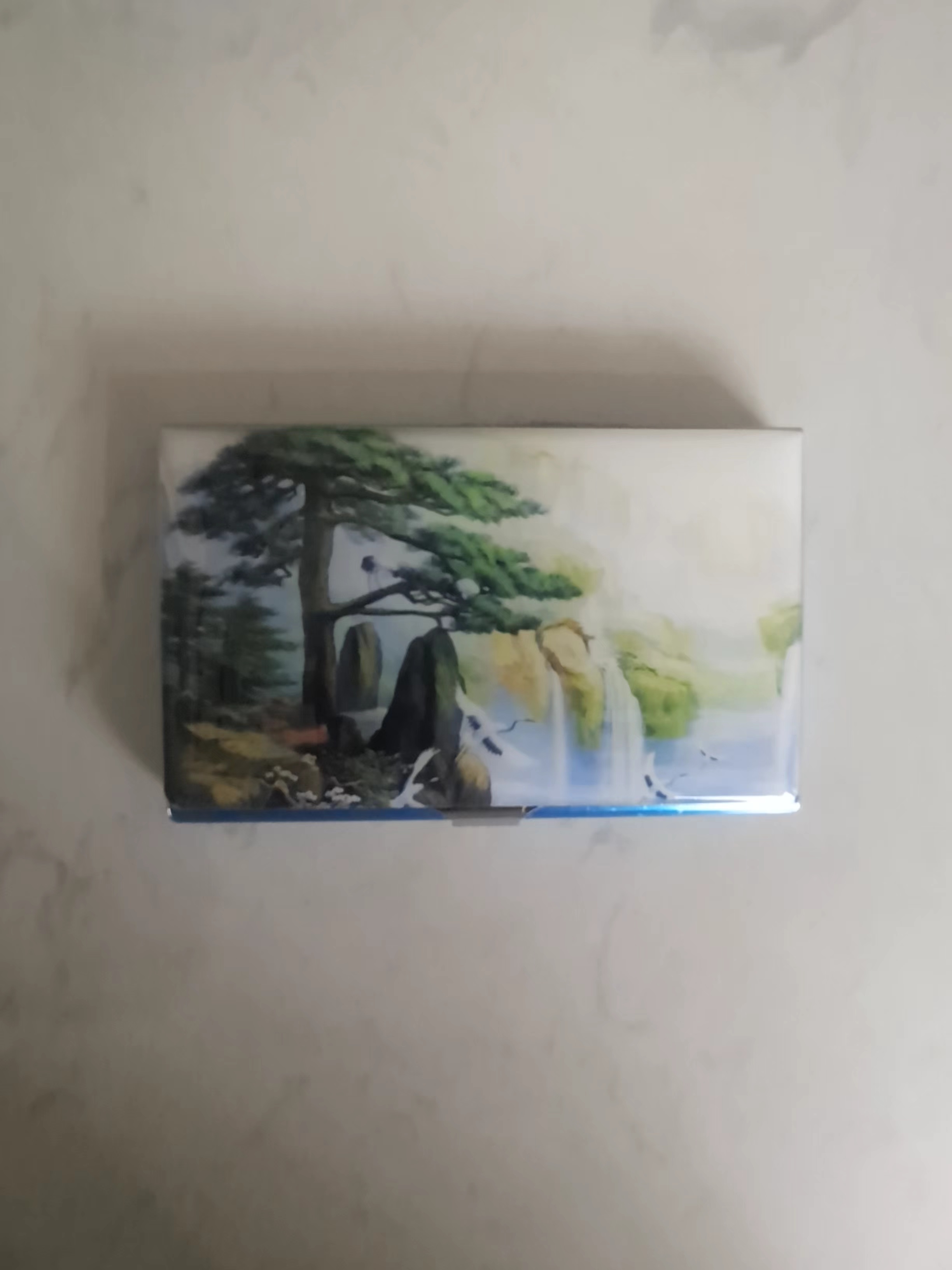 国潮名片盒万年松