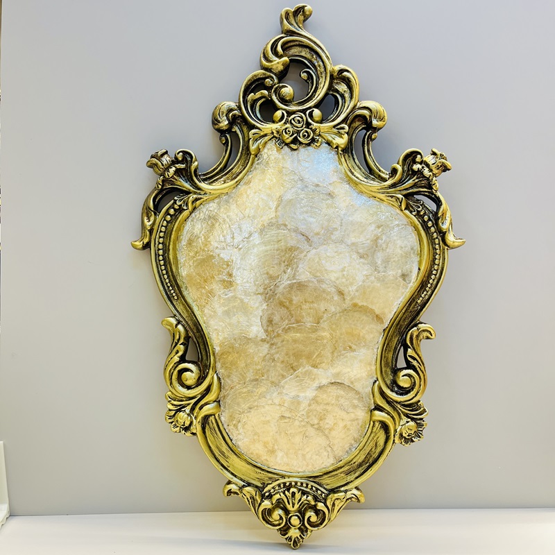 贝壳+树脂条纹果盘纸巾盒花瓶高档家居插花摆件酒店客厅装饰品树脂花插摆件摆件装饰家居摆件大花瓶电视柜装饰品花瓶酒店装饰工艺