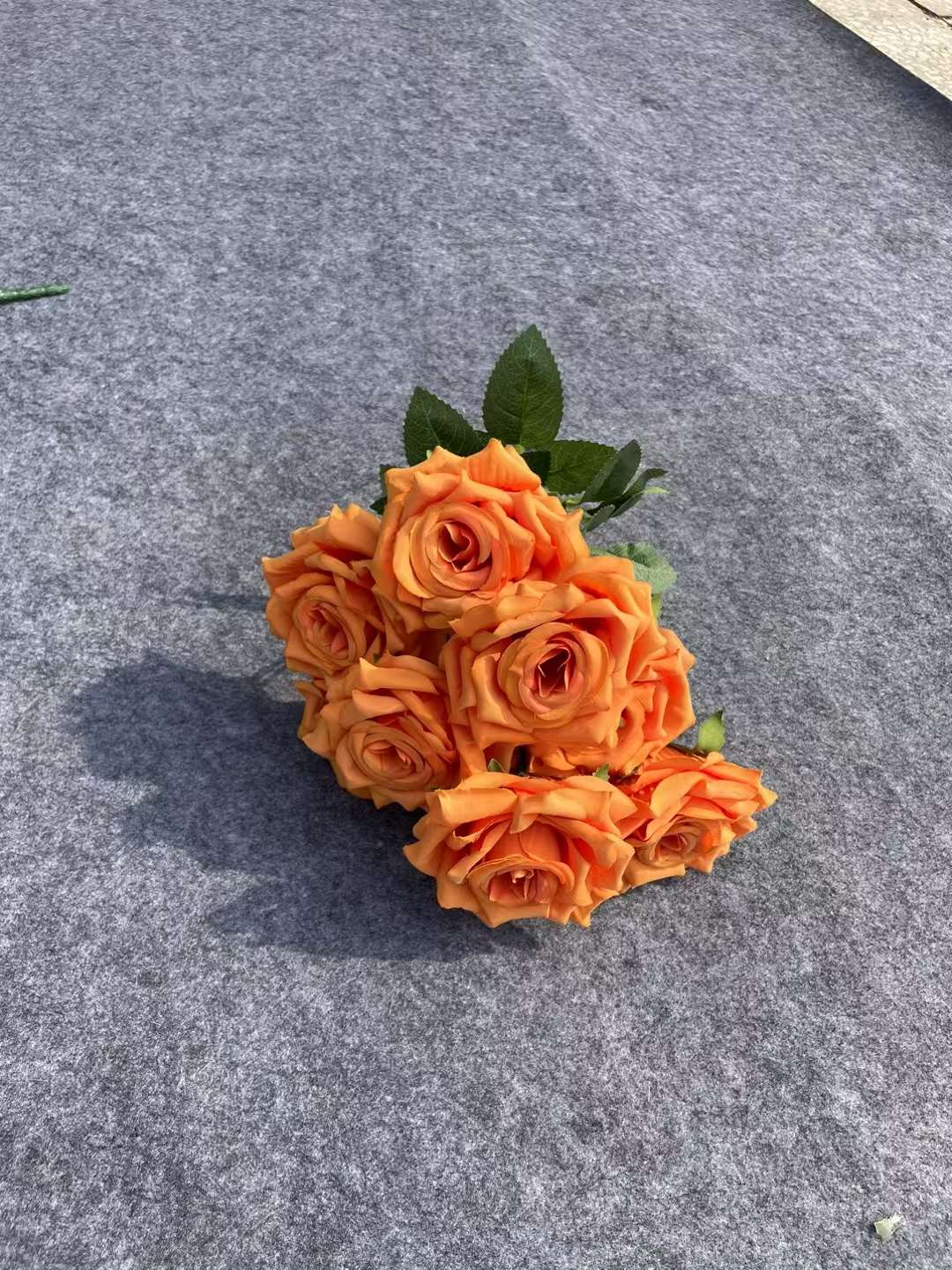 9-head diamond rose artificial flower handicrafts, gifts, decorations, home decorations, ecological and beautiful artificial flowers, artificial flowers detail image 4