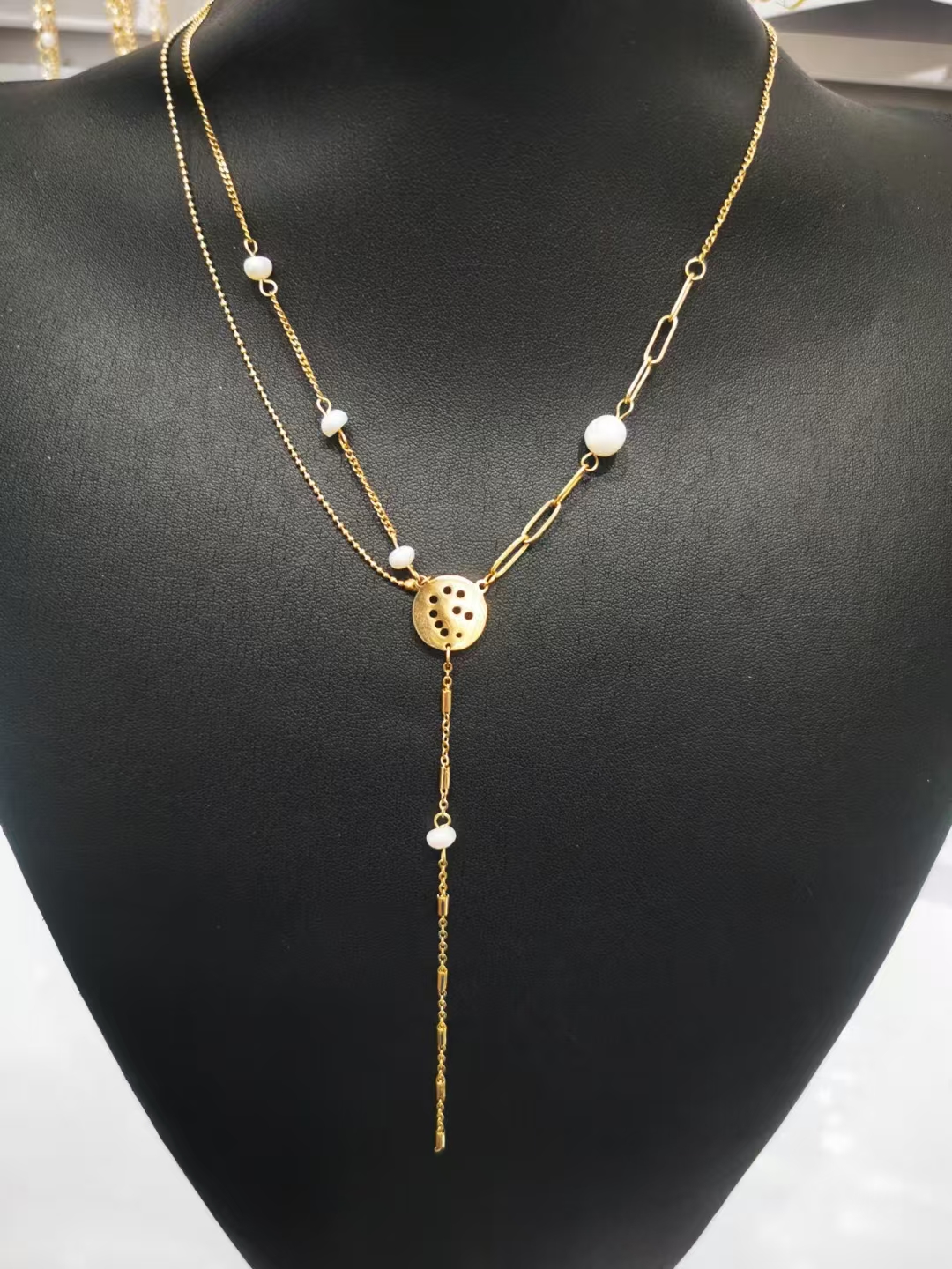 高级感小众设计不规则项链女轻奢风锁骨链时尚百搭饰品 配饰