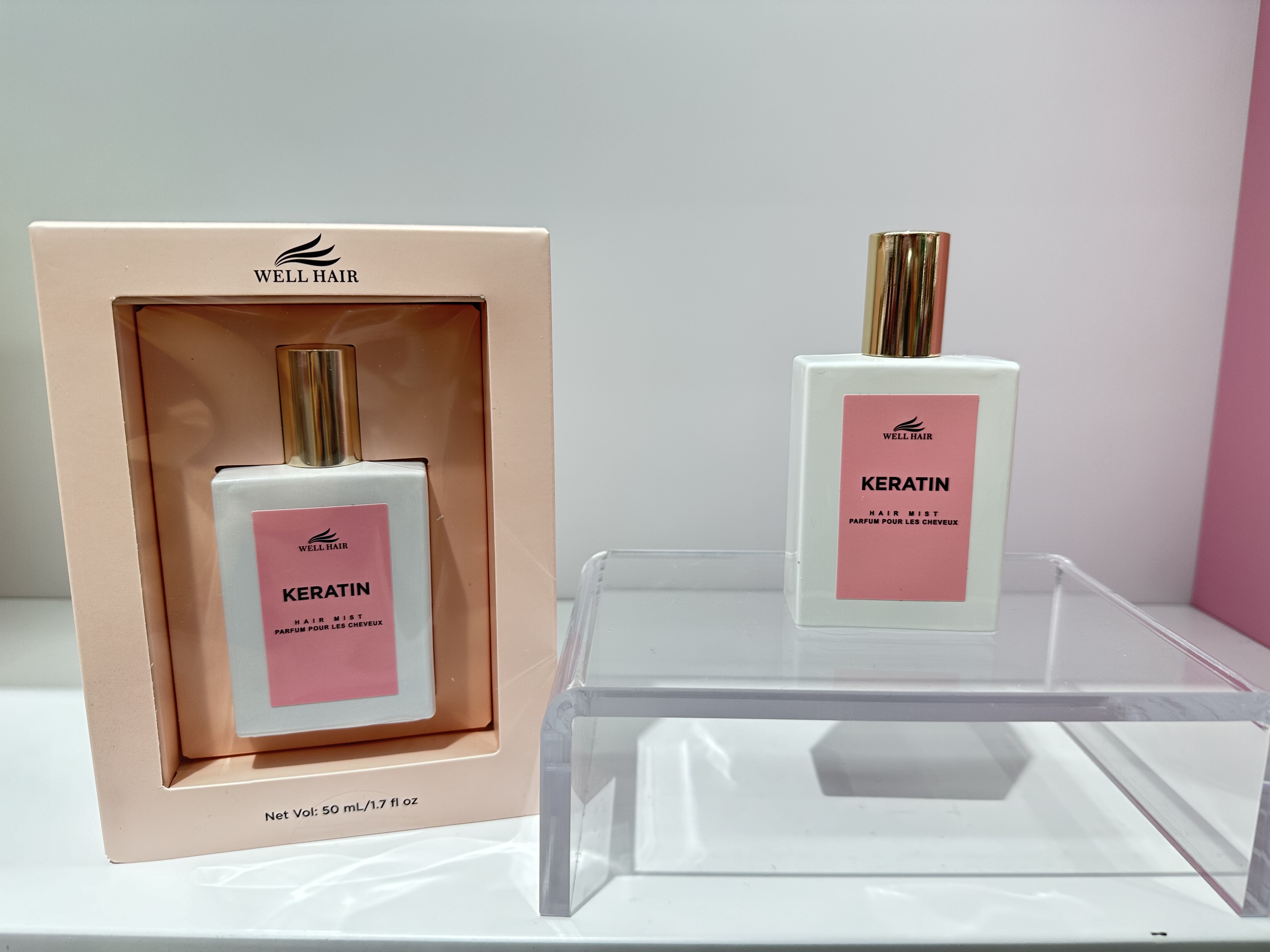 跨境爆款头发喷雾50ML奶香女士香水WH-69工厂直销Hair Mist