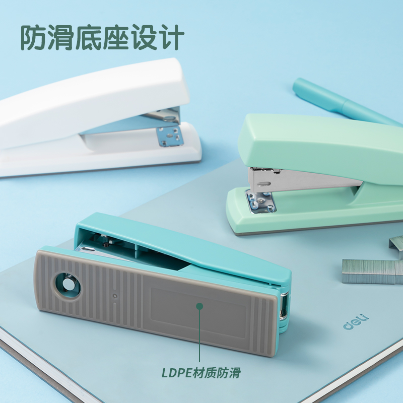 Deli 0425 Office Student stapler, office supplies and stationery stapler details Picture