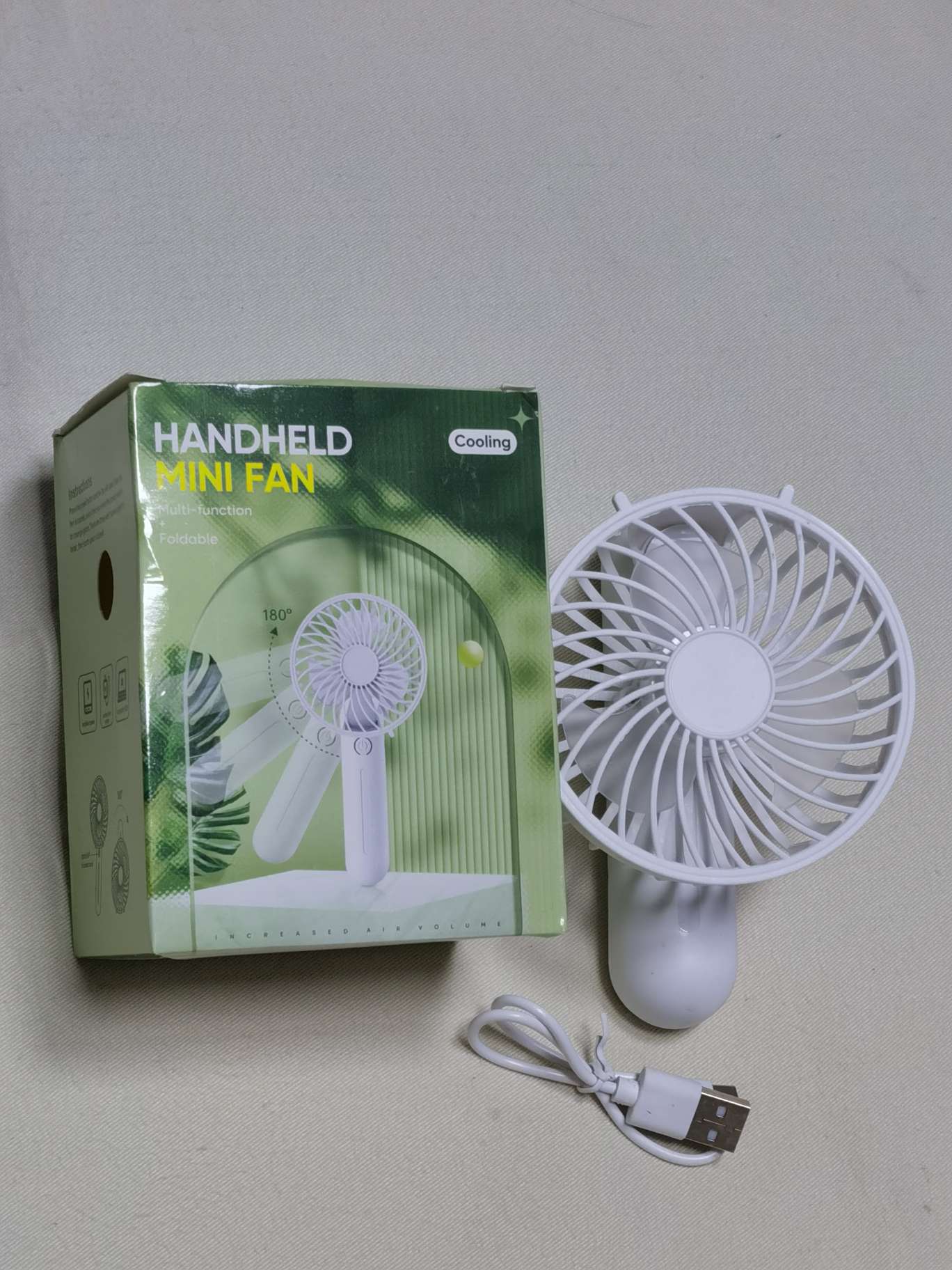 手持小风扇usb便携式迷你充电款静音桌面学生宿舍办公电风扇随身 风扇手持风扇小风扇迷你风扇挂脖风扇细节图