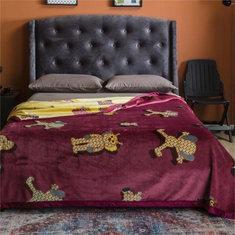 AB版复合毯外贸民宿盖毯毛毯现货库存清仓处理空调毯跨境外贸专供详情1