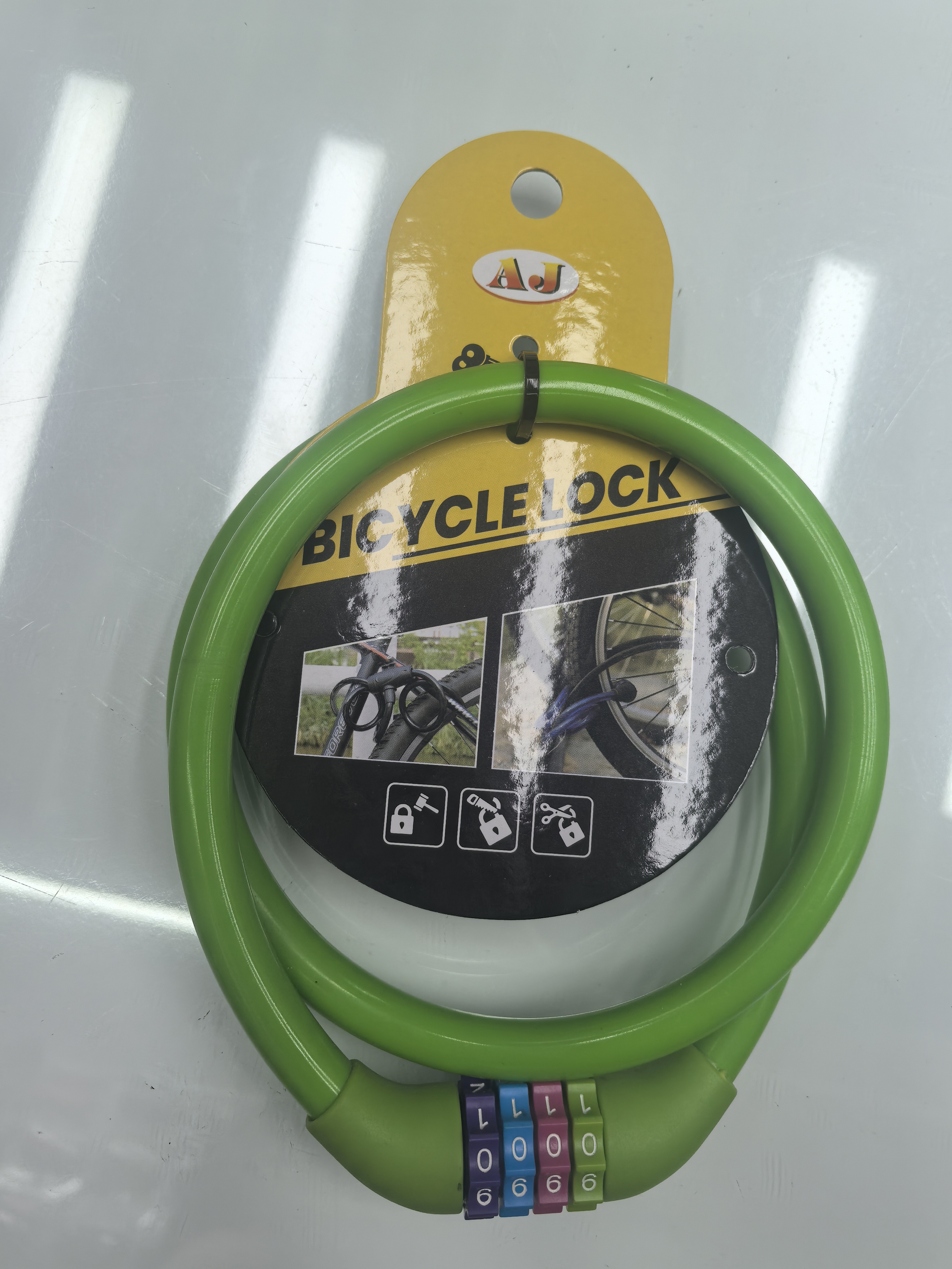 Motorcycle lock, bicycle lock, anti-theft, anti-sawing, anti-prying, high-strength lock body, safe and portable F08