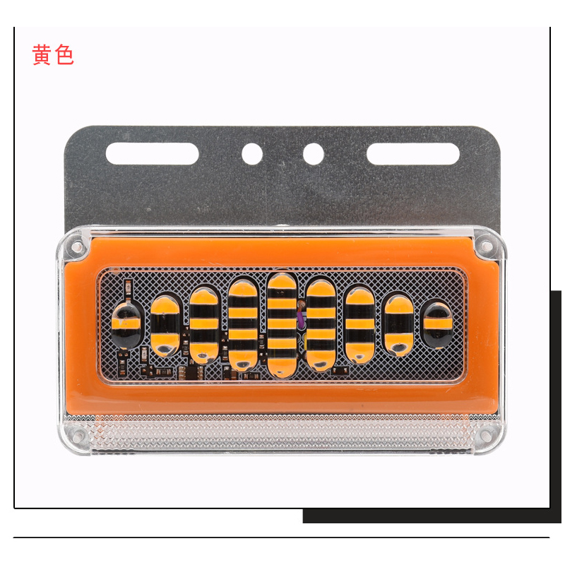 Factory direct sales of 24VLED truck side lights, truck side lights, flowing stroboscopic vehicle lights, trailer waist lights and width indicator lights Specification drawing