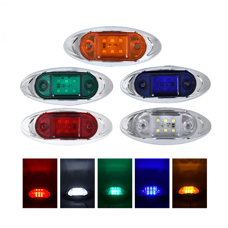 24V universal LED truck side lights, width indicator lights, truck side lights, single-color truck side lights, factory direct sales full figure