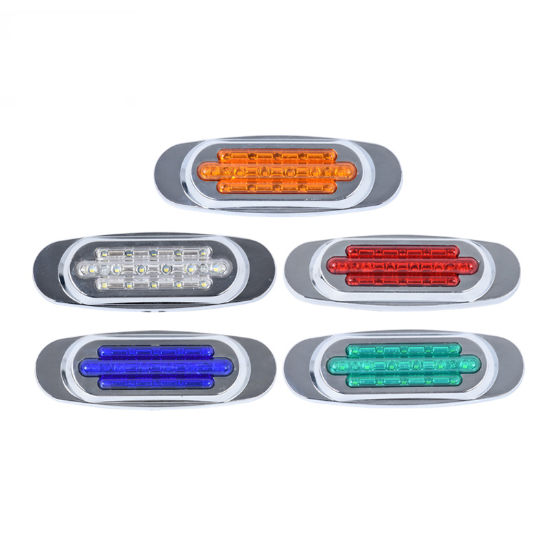 New LED12V / 24V constant light from the source factory, universal side light for trucks and freight vehicles, side light for freight vehicles and width indicator light full figure