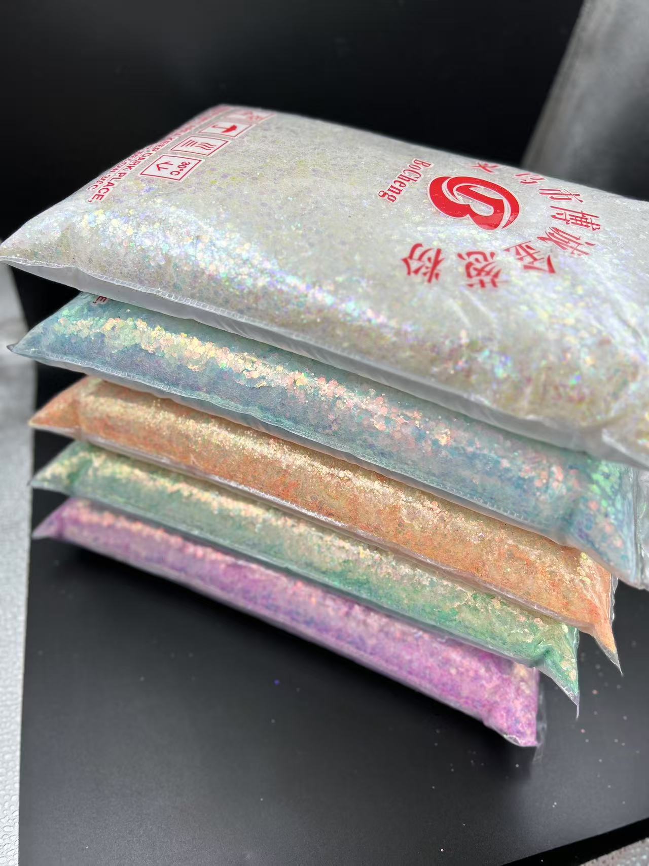 Chemical special golden onion powder inorganic pigment filler, grout sealant, handicraft ingredient, luminous bow glitter, creative decorative material, golden onion powder handicraft, golden onion powder glitter detail image 3