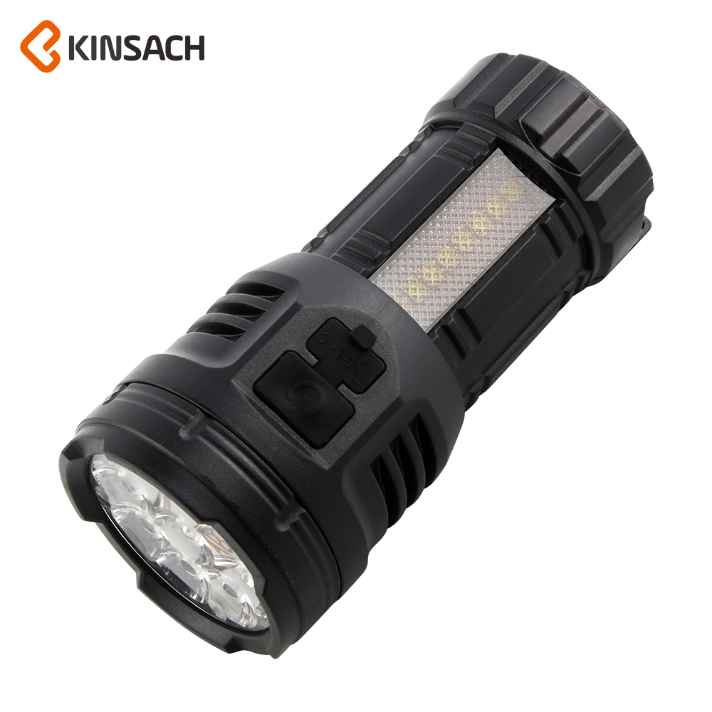 KINSACA Star Source Focused Display Plastic Charging 3030 Bulb + Side light flashlight