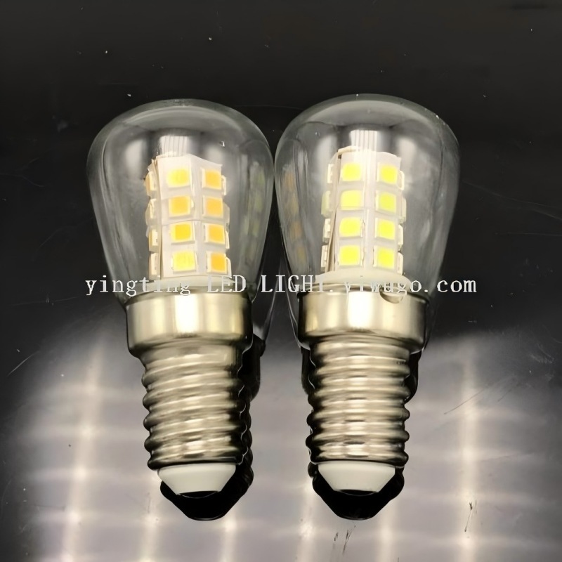 LED refrigerator light E14 lamp head 3W220V l transparent glass cover Specification image