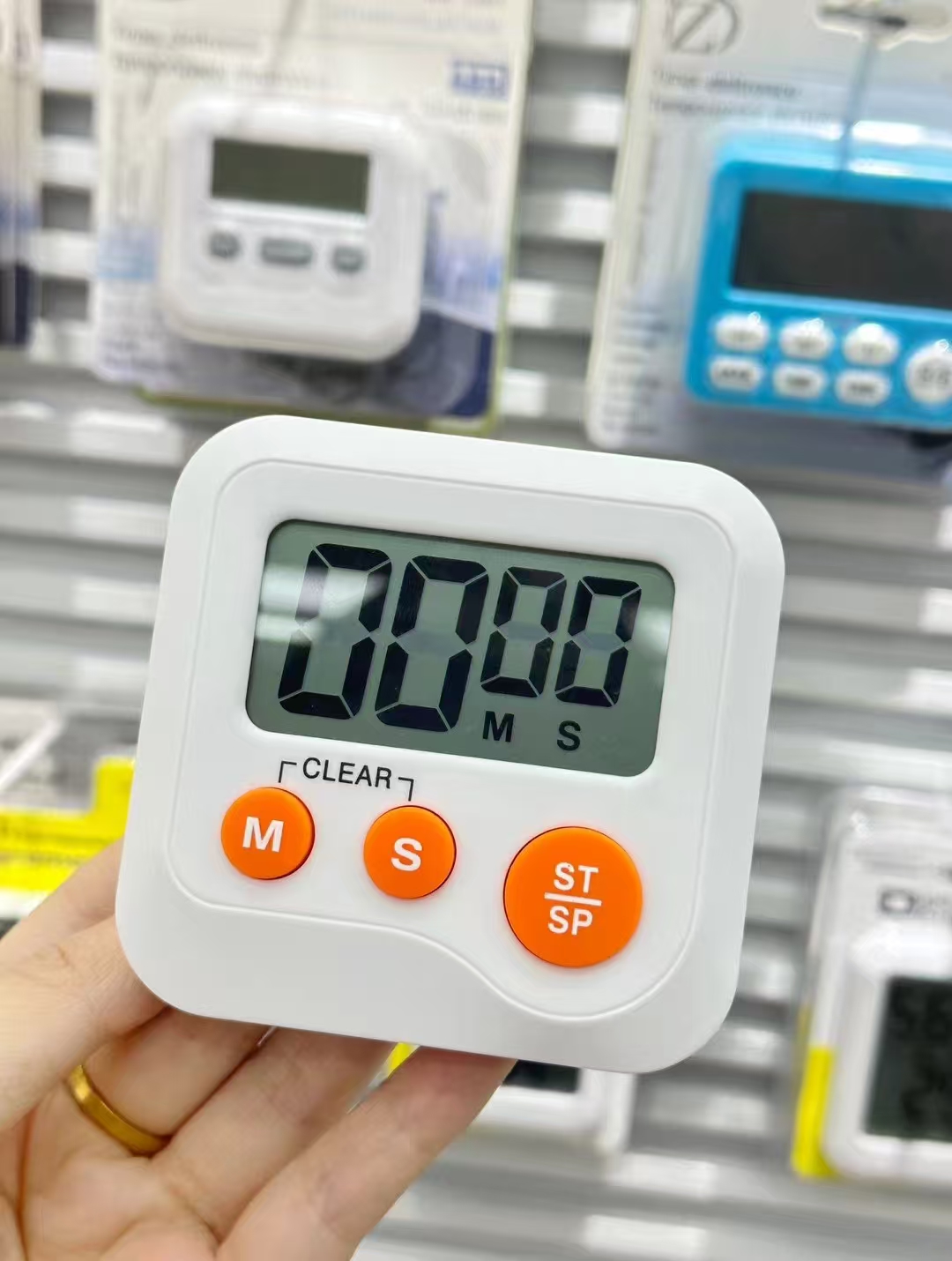 创意大屏幕定时器多功能厨房倒计时烘焙电子计时器 大音量详情2