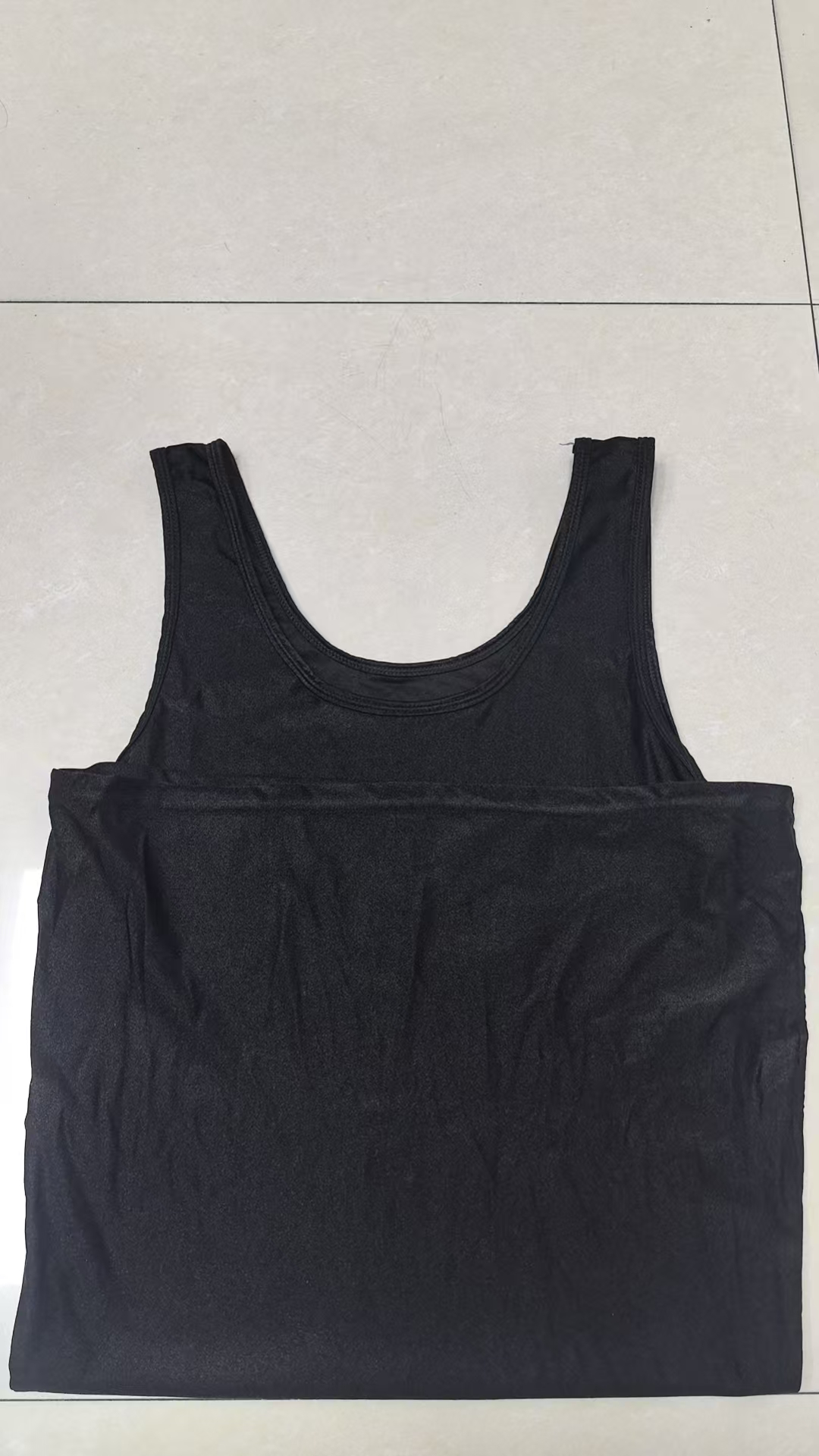 夏季圆领连衣裙中长款女打底内衬裙 无袖上衣宽松外穿背心裙