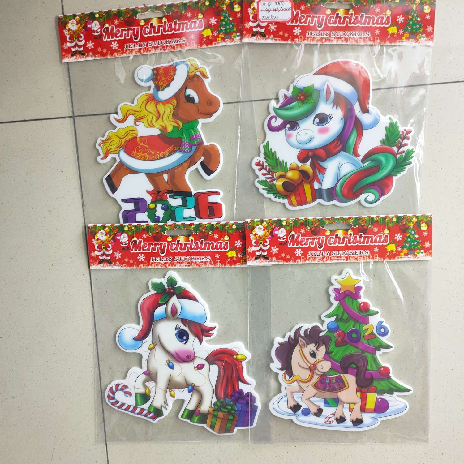 Creative Christmas stickers for the Year of the Horse jelly stickers with zodiac signs detail image 4