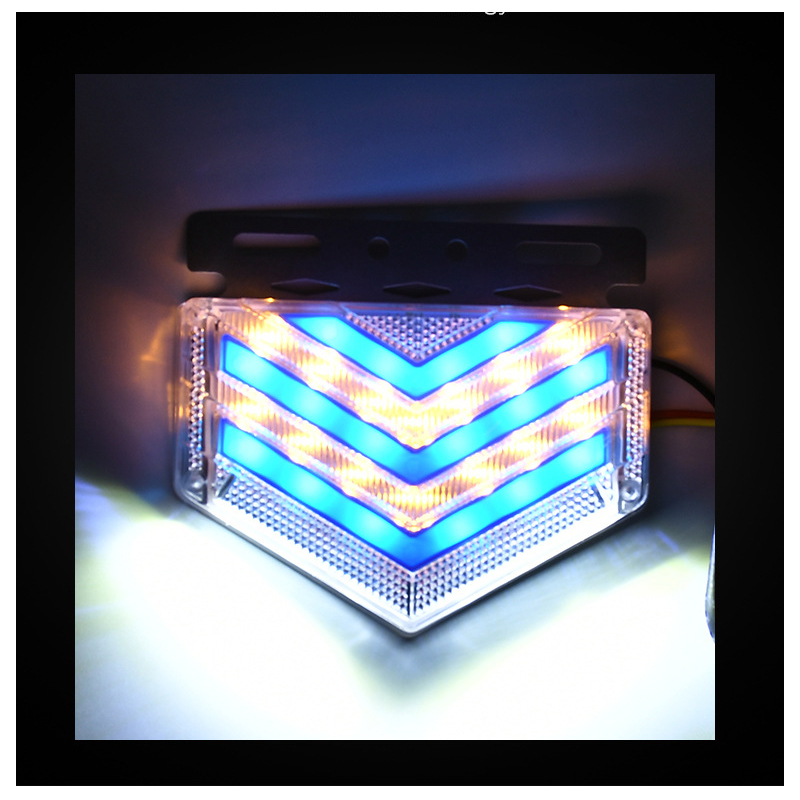 24VLED wide-angle three-sided V-shaped ground edge light, truck edge light, LED edge light, width indicator light, license plate light Application Scenario