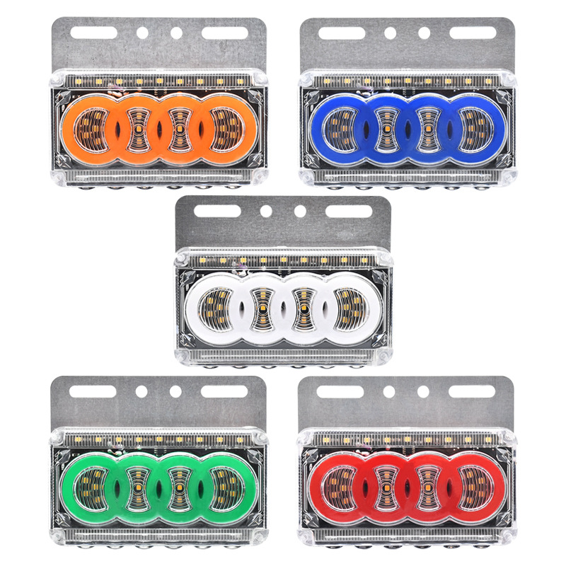 24V truck general high-brightness side light, 24VLED truck side light signal light, truck side light factory direct sales Item Picture