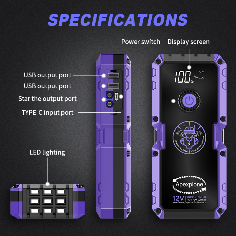 电瓶车充电器跨境/汽车应急电源6a/电动自行车充电器/电瓶夹子充电转换器/i汽车电瓶充电机产品图