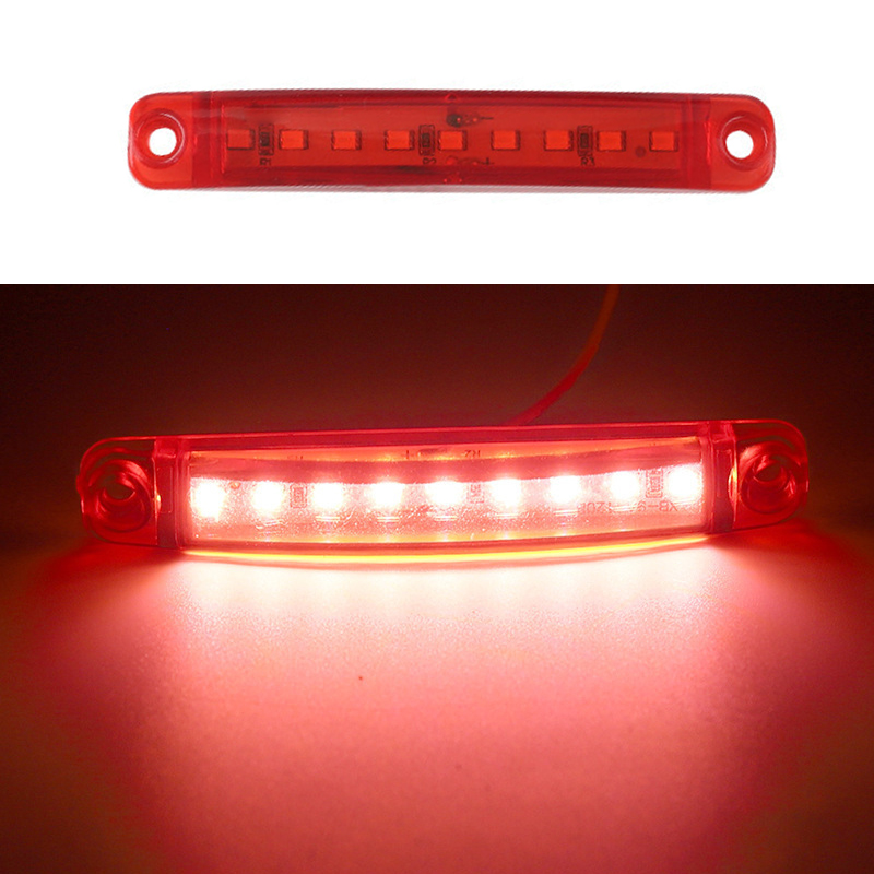 12V / 24V wide voltage 9-bead led general truck side light, truck side light signal light width indicator light factory direct sales Application Scenario