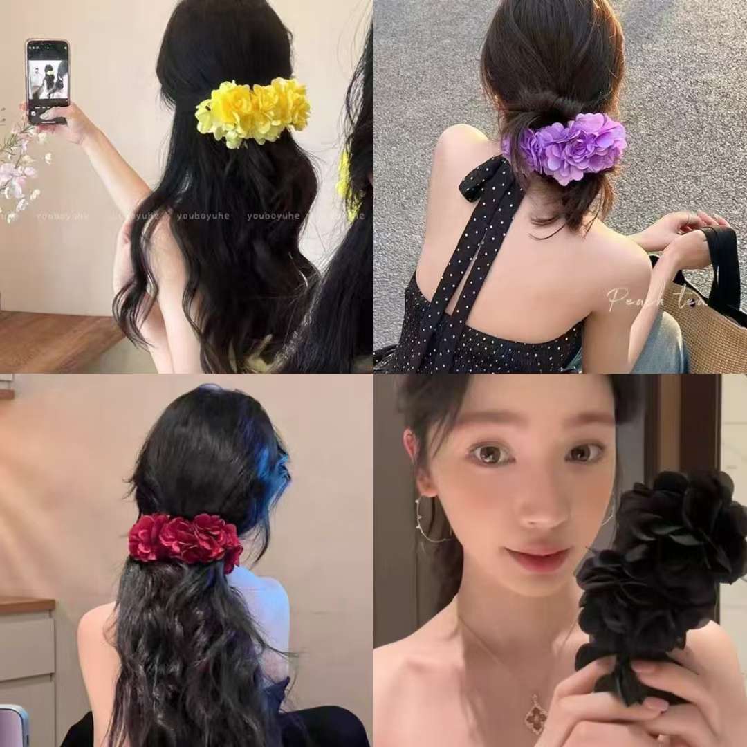 束夹，花朵束夹  简单方便 流行发饰