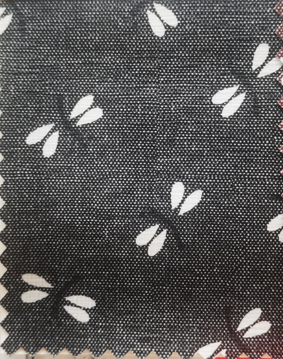 National trend 600DPU digital printing PU waterproof Oxford fabric digital printing custom processing 600D printed fabric pattern dragonfly Item Picture