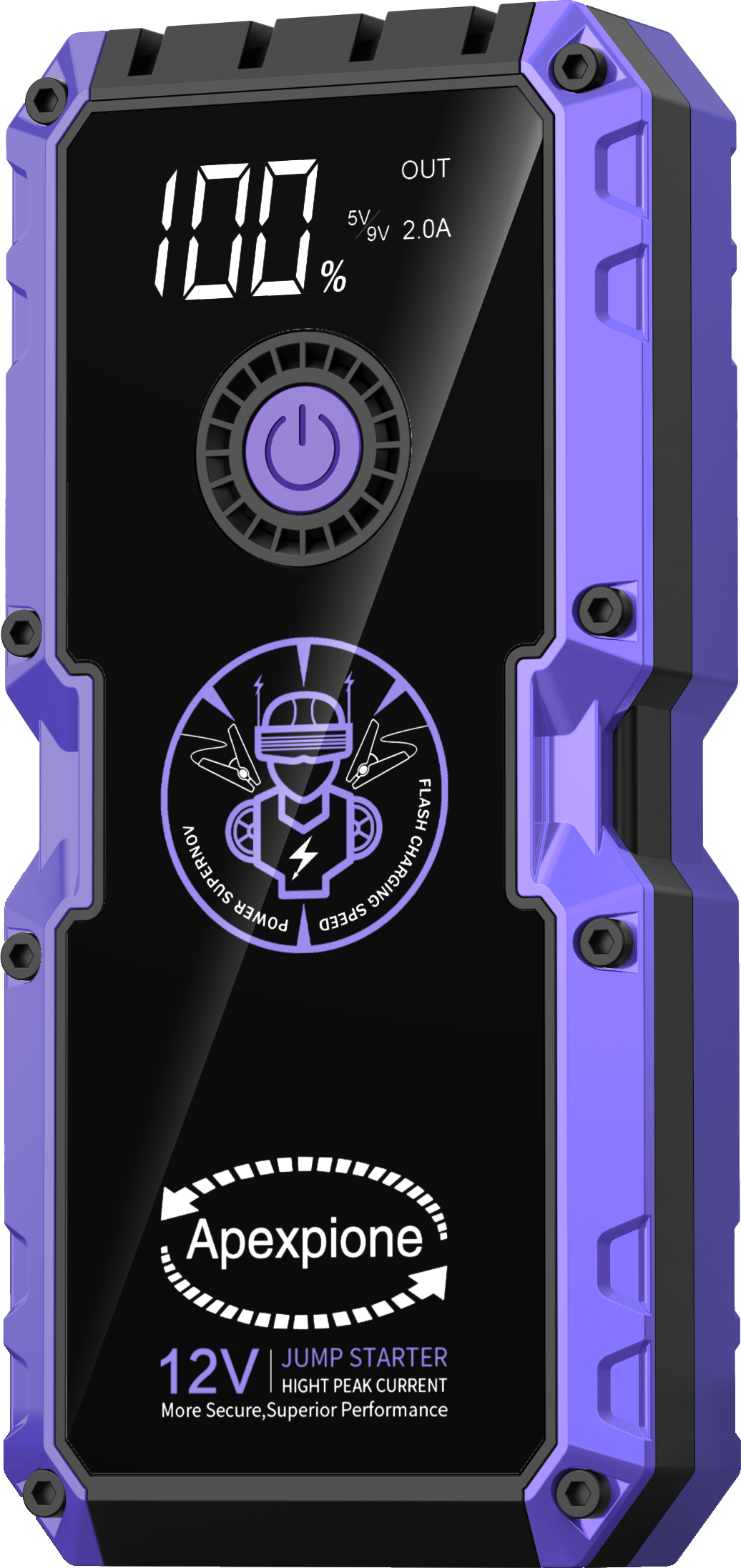 汽车应急启动电源充气泵一体机12v车载紧急搭电宝车辆用打火神器详情9