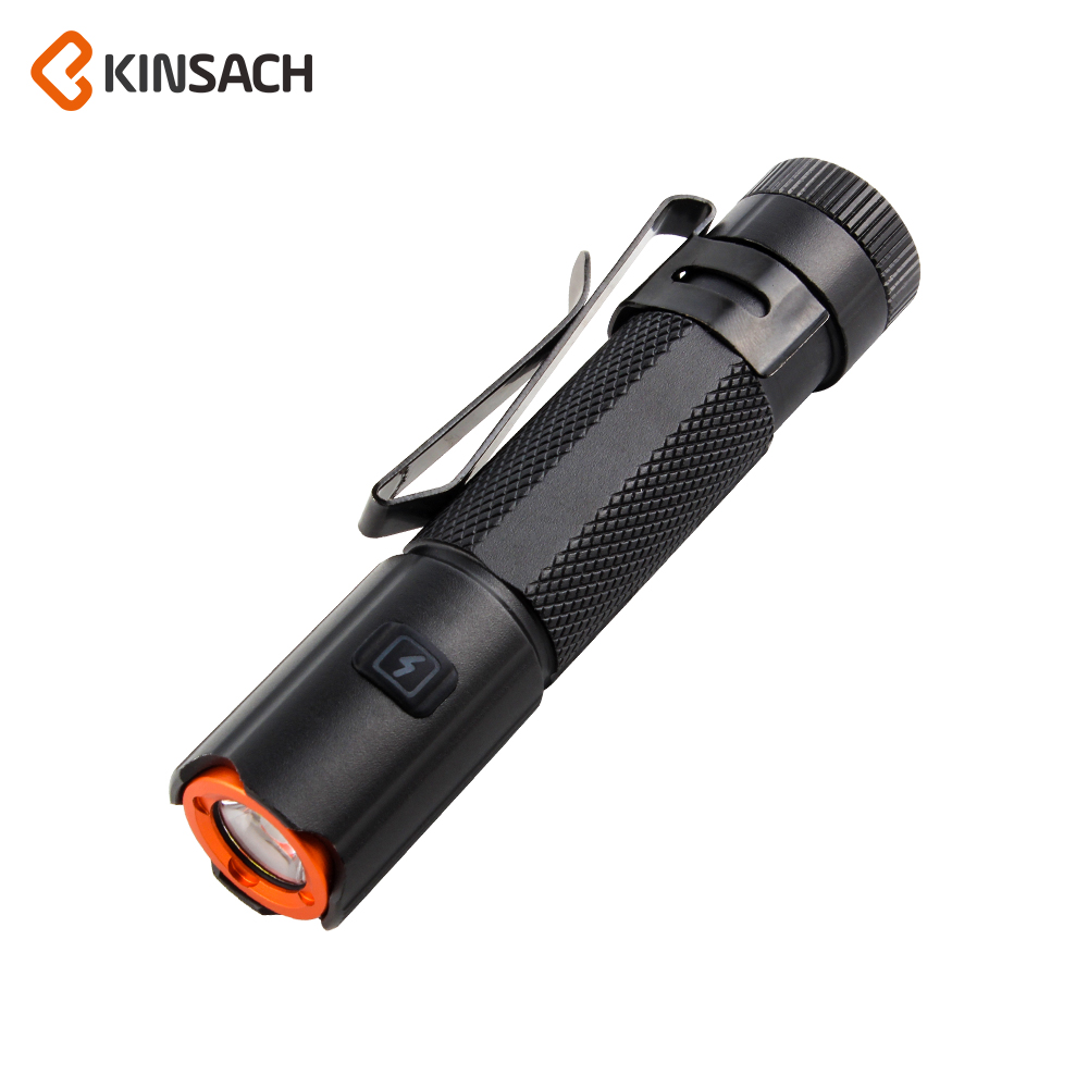 KINSACA Star Source aluminum alloy type-c charging with pen clip magnetic flashlight