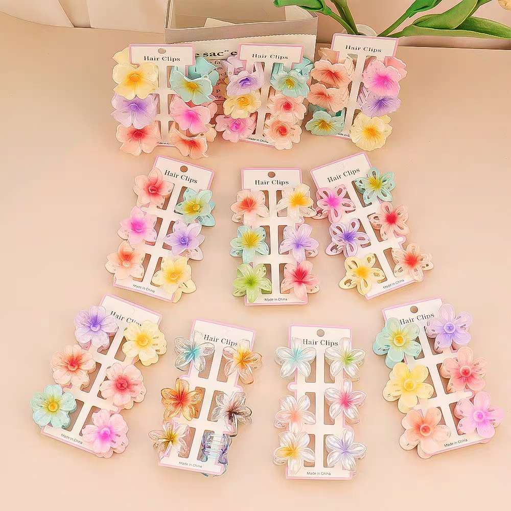 花朵抓夹，花朵迷你抓夹