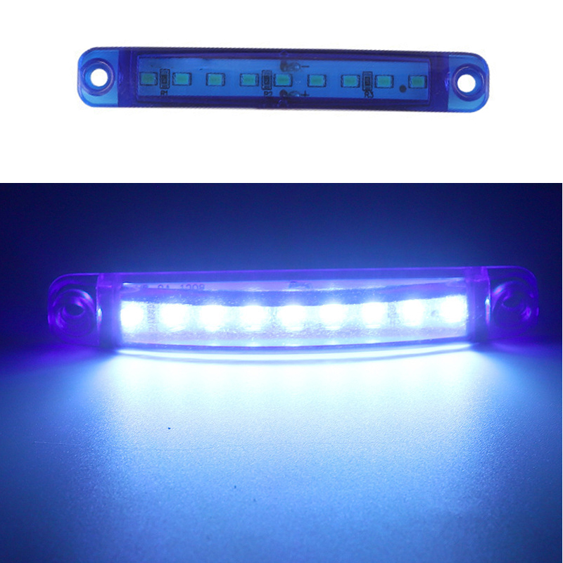 12V / 24V wide voltage 9-bead led general truck side light, truck side light signal light width indicator light factory direct sales Item Picture