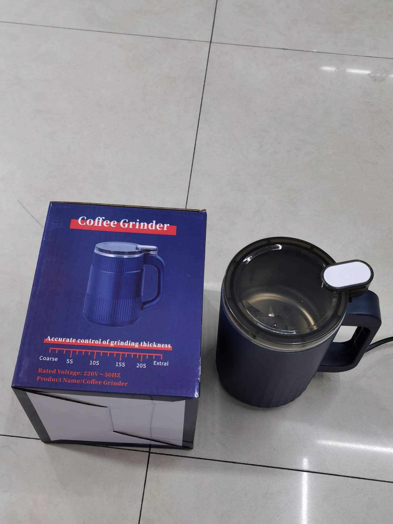 Grinding machine, small grinding mill, ultra-fine grinding machine, coffee and cereal crusher, blender, coffee bean grinding cup, kitchen utensils, magic bean maker, coffee bean grinder undefined