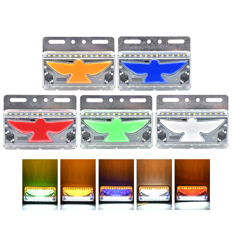 24V general-purpose LED Jixiangyan side light signal light for trucks, truck side light, and truck side light from the original manufacturer full figure