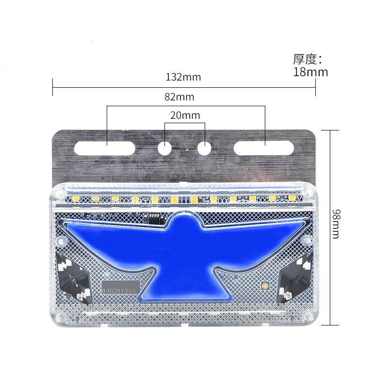 24V general-purpose LED Jixiangyan side light signal light for trucks, truck side light, and truck side light from the original manufacturer details Picture