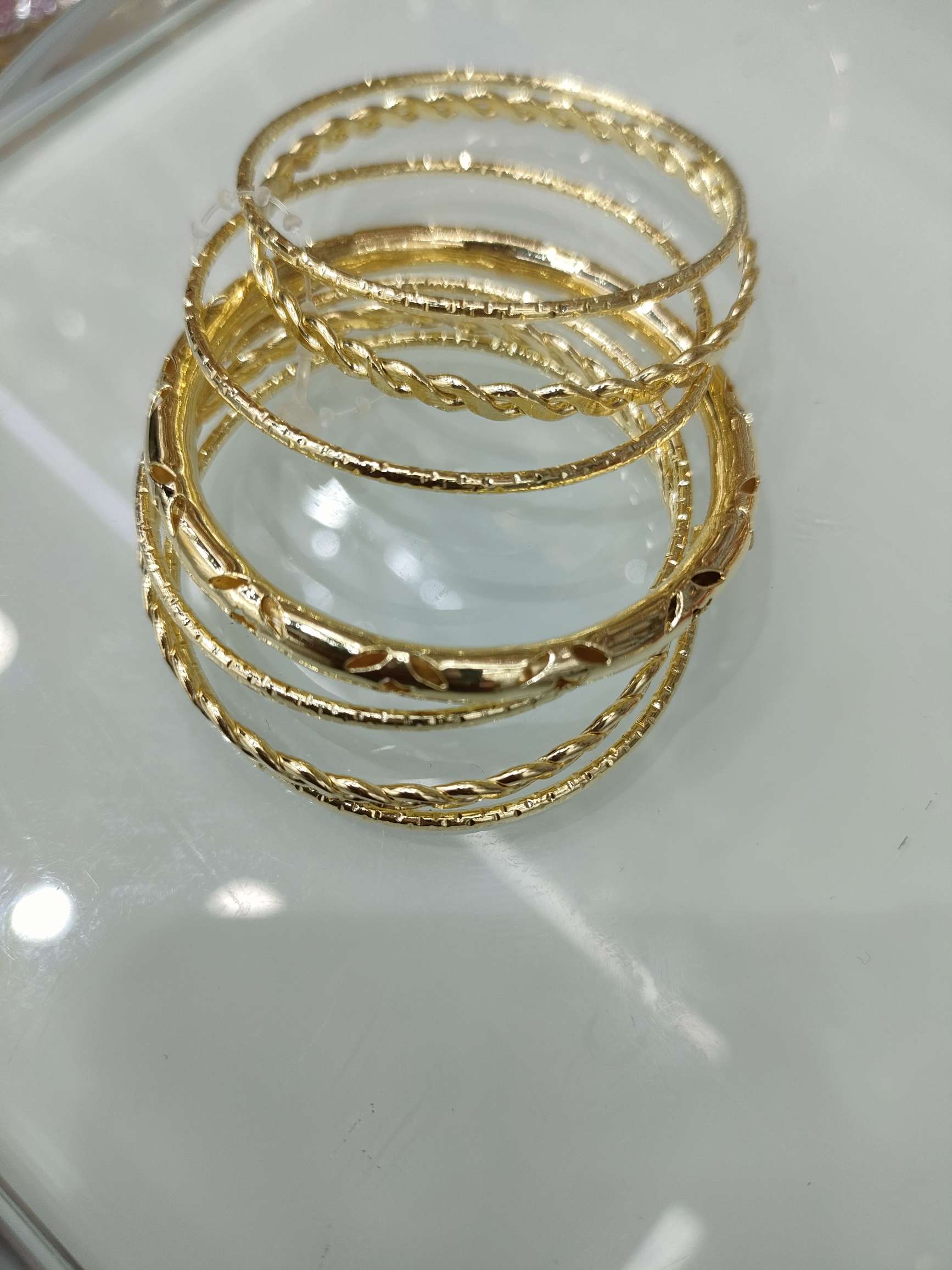 沙金叮当镯 珍珠手镯 玉镯 手饰 精美饰品 手镯系列 时尚潮流装饰品