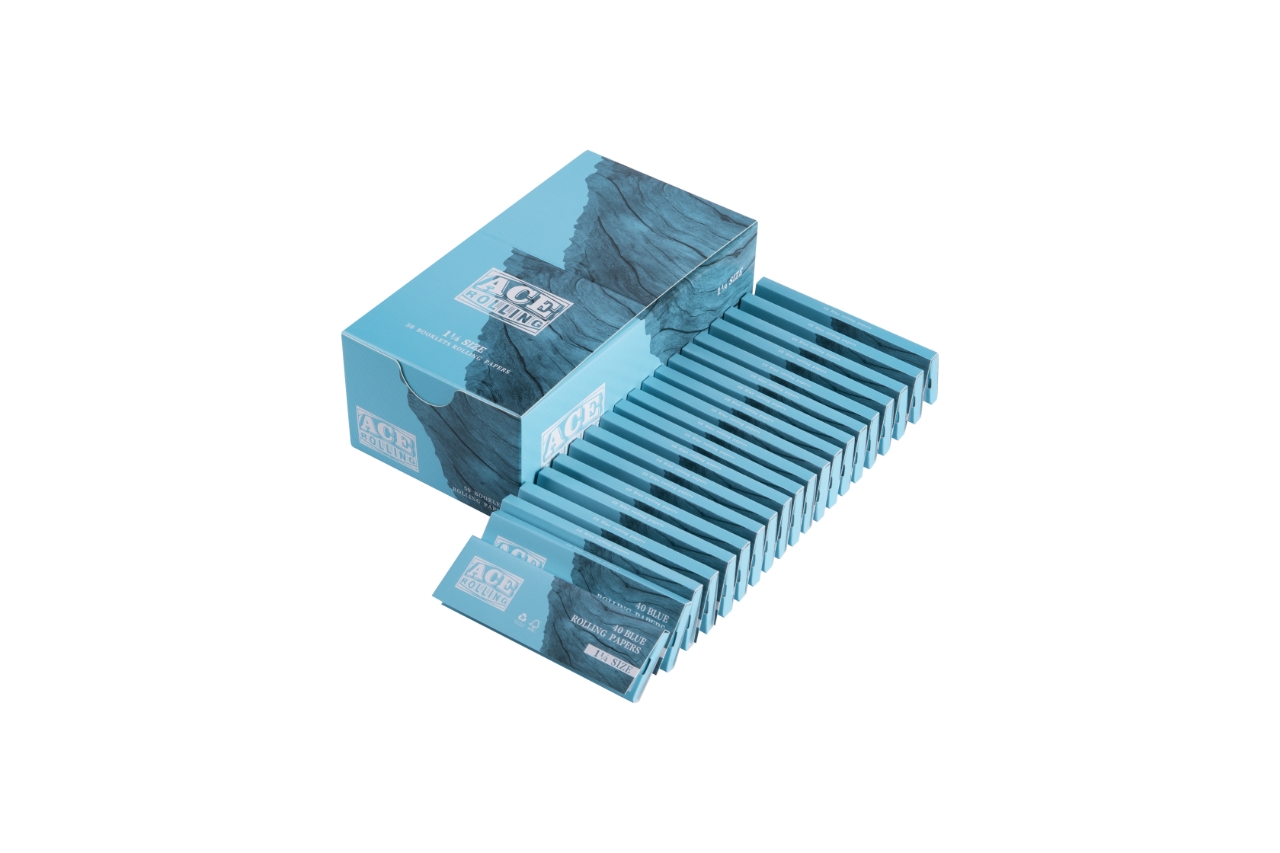 ACE Hand roll paper rolling paper Natural gum Arabic pulp roll paper Specification drawing