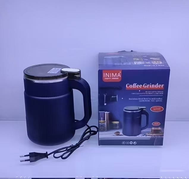 Grinding machine, small grinding mill, ultra-fine grinding machine, coffee and cereal crusher, blender, coffee bean grinding cup, kitchen utensils, magic bean maker, coffee bean grinder Specification drawing