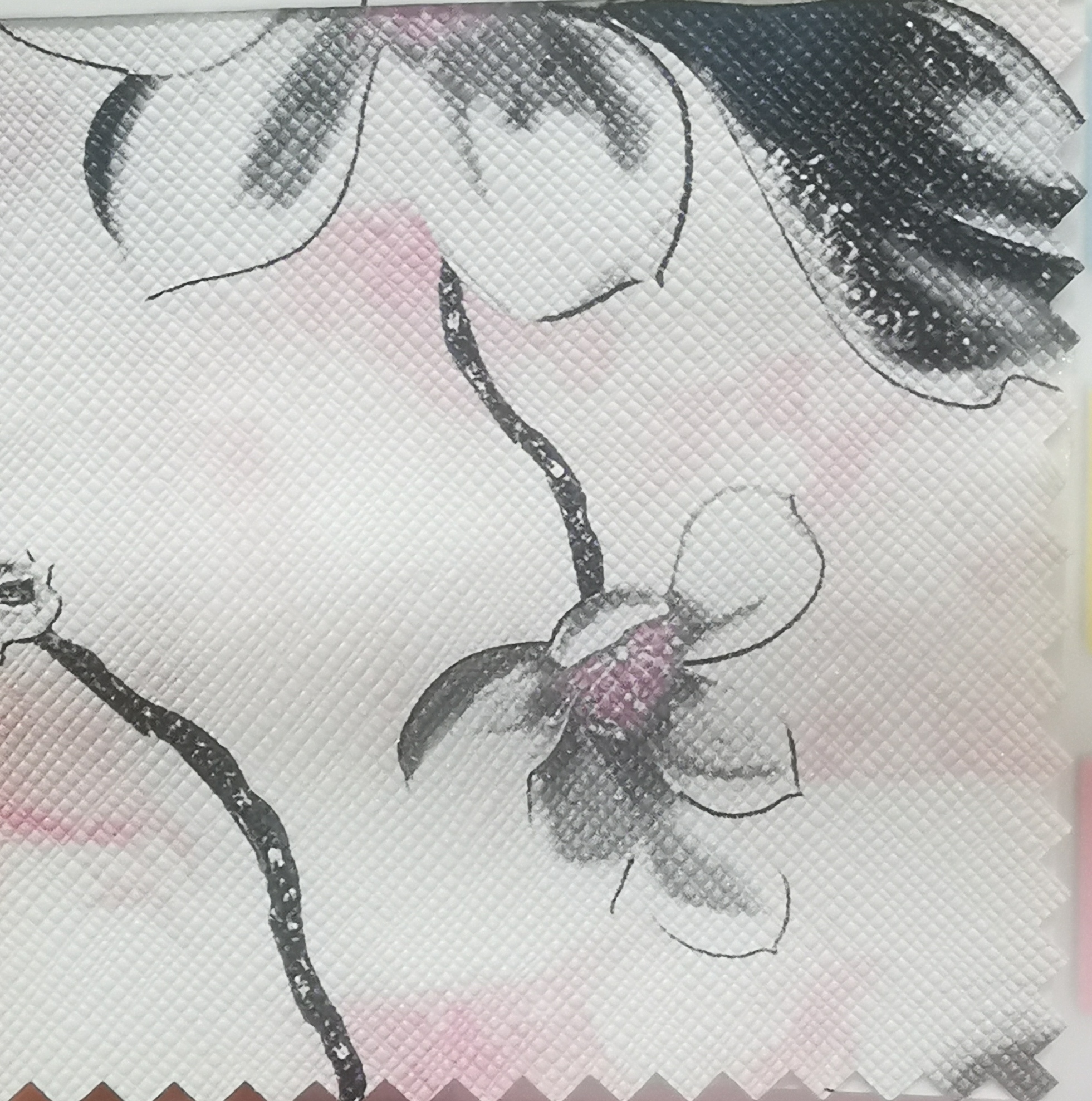 National Trend Series 600DPU Digital Printing PU eco-friendly Oxford fabric Digital Printing Custom Processing Printing Flowers 004 details Picture