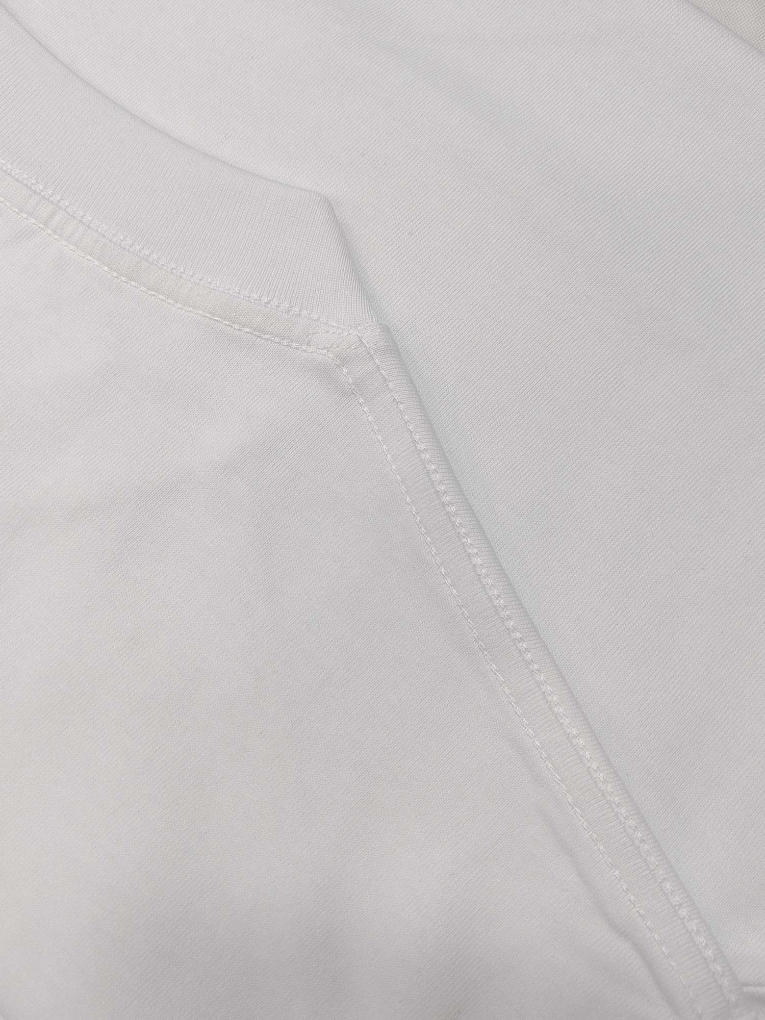 Cross-border 230g/㎡ double yarn 100% pure cotton shoulder sleeve style new short-sleeved T-shirt, fashionable and casual men's and women's same style T-shirt, simple and comfortable short-sleeved trendy T-shirt detail image 8