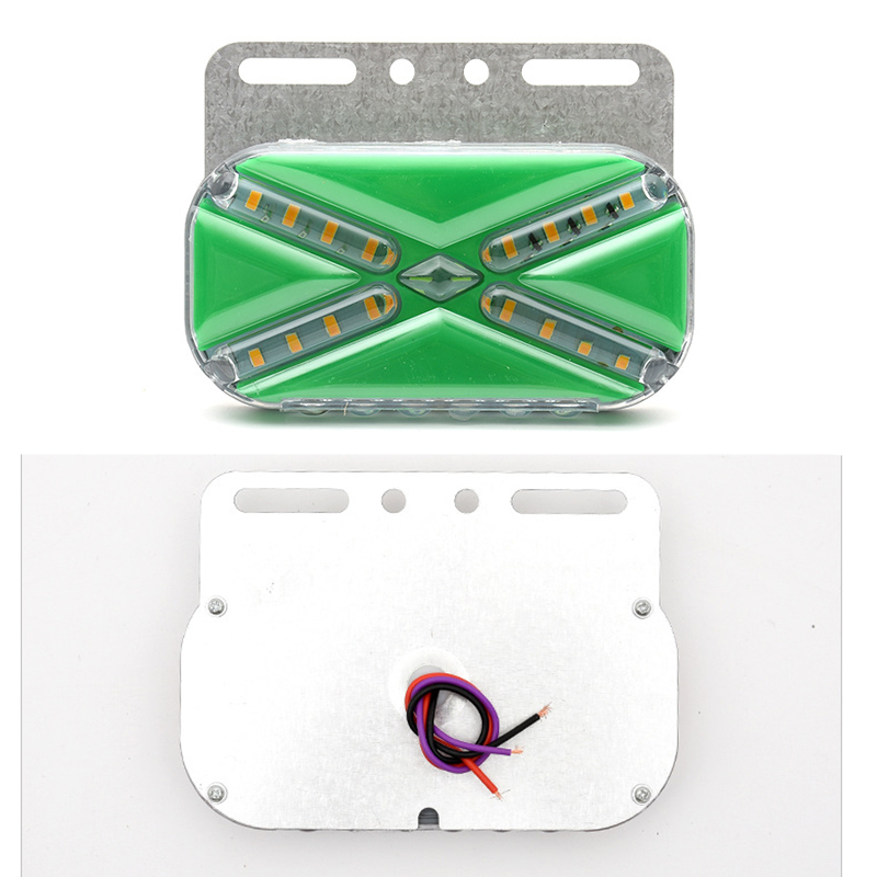 New 24VLED truck side lights, truck side lights, flowing flashing vehicle anti-rear-end warning lights, and truck turn signals Specification drawing