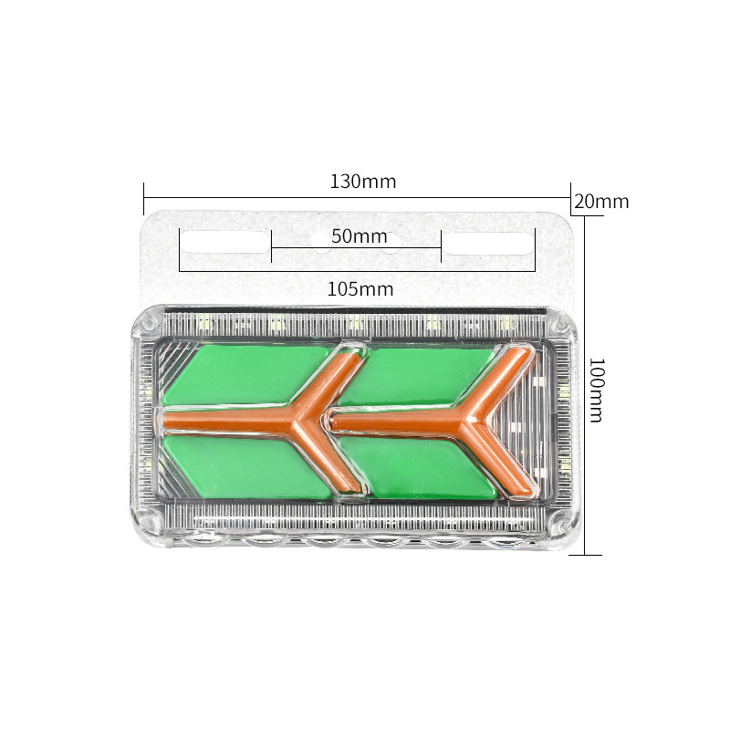 24VLED general side lights for trucks, truck side lights, side lights, waist lights, LED side lights, width indicator lights, side lights, factory direct sales details Picture
