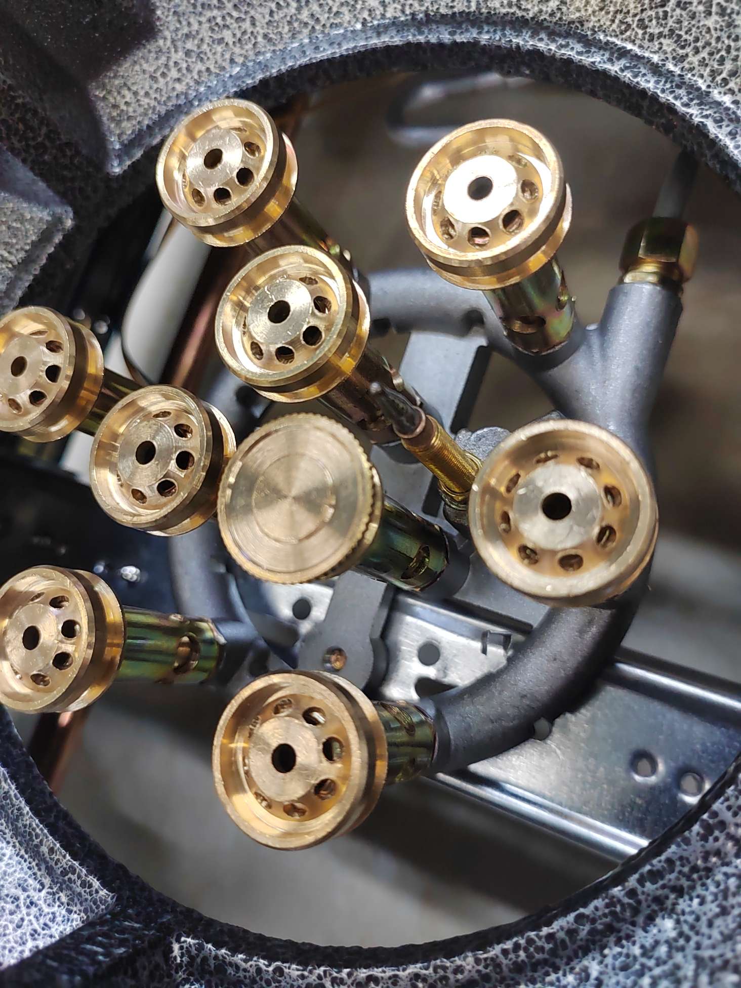 Commercial and household 9-copper head low-pressure high-flame gas stove, single stove, double stove, household liquefied gas, natural gas countertop stove, concentrated firepower for restaurants, super powerful Item Picture