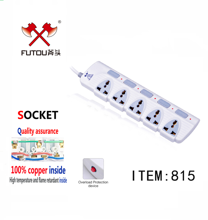 HOT Sale In Africa Middle-East North Asia Power Strip Socket