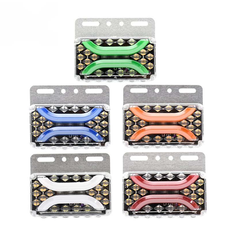 Factory direct sales of 24VLED general truck lights for trucks, truck side lights, and flowing flashing side lights full figure