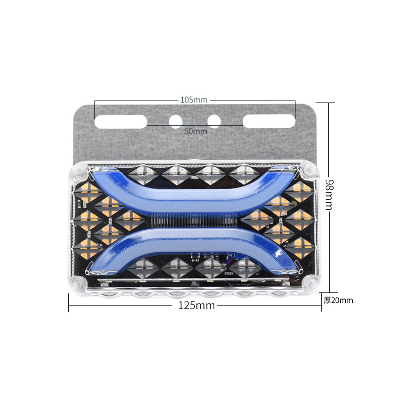 Factory direct sales of 24VLED general truck lights for trucks, truck side lights, and flowing flashing side lights details Picture