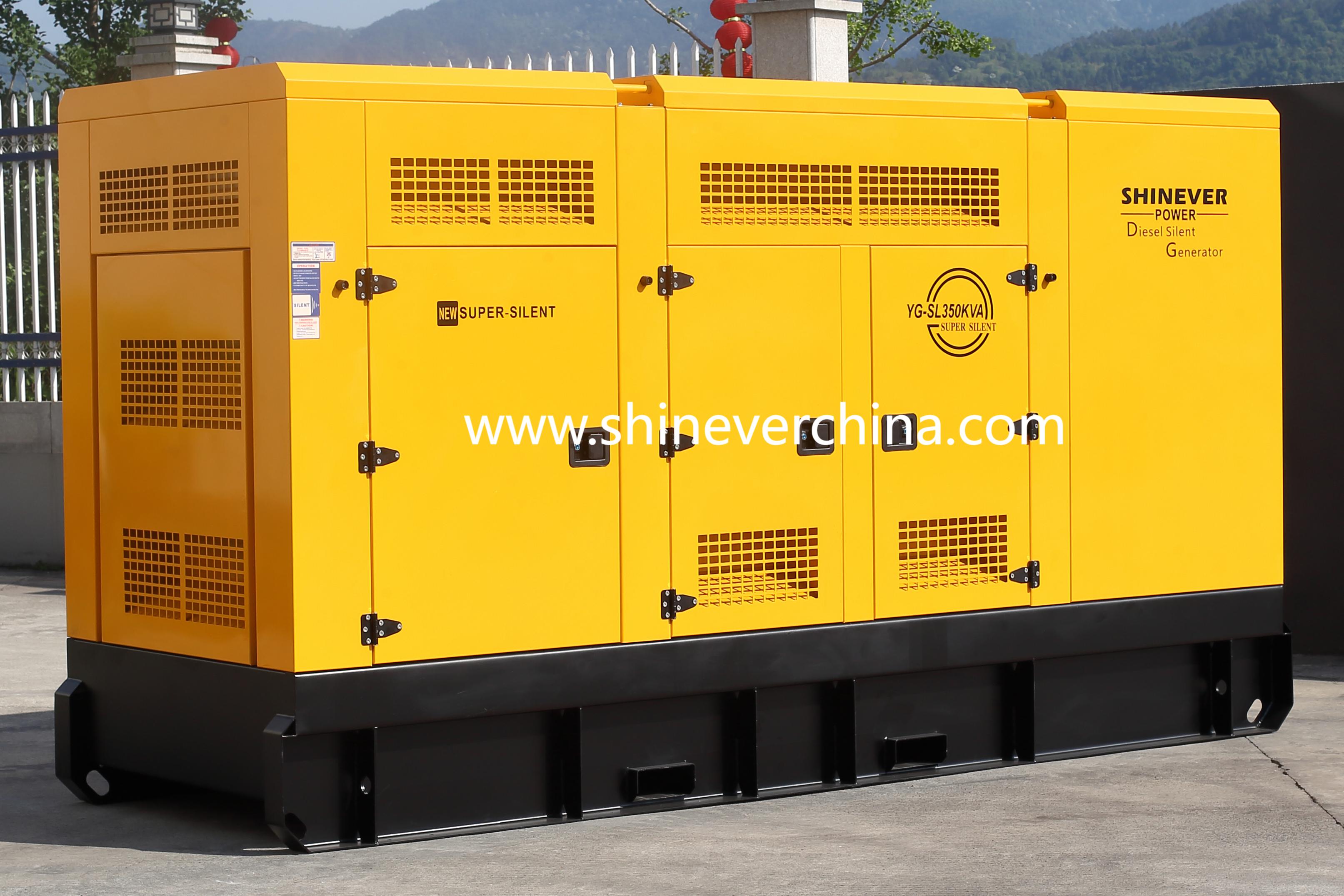 Shinever 350KVA 柴油发电机组 全铜无刷发电机 备用电源 潍柴动力柴油发电机组详情2