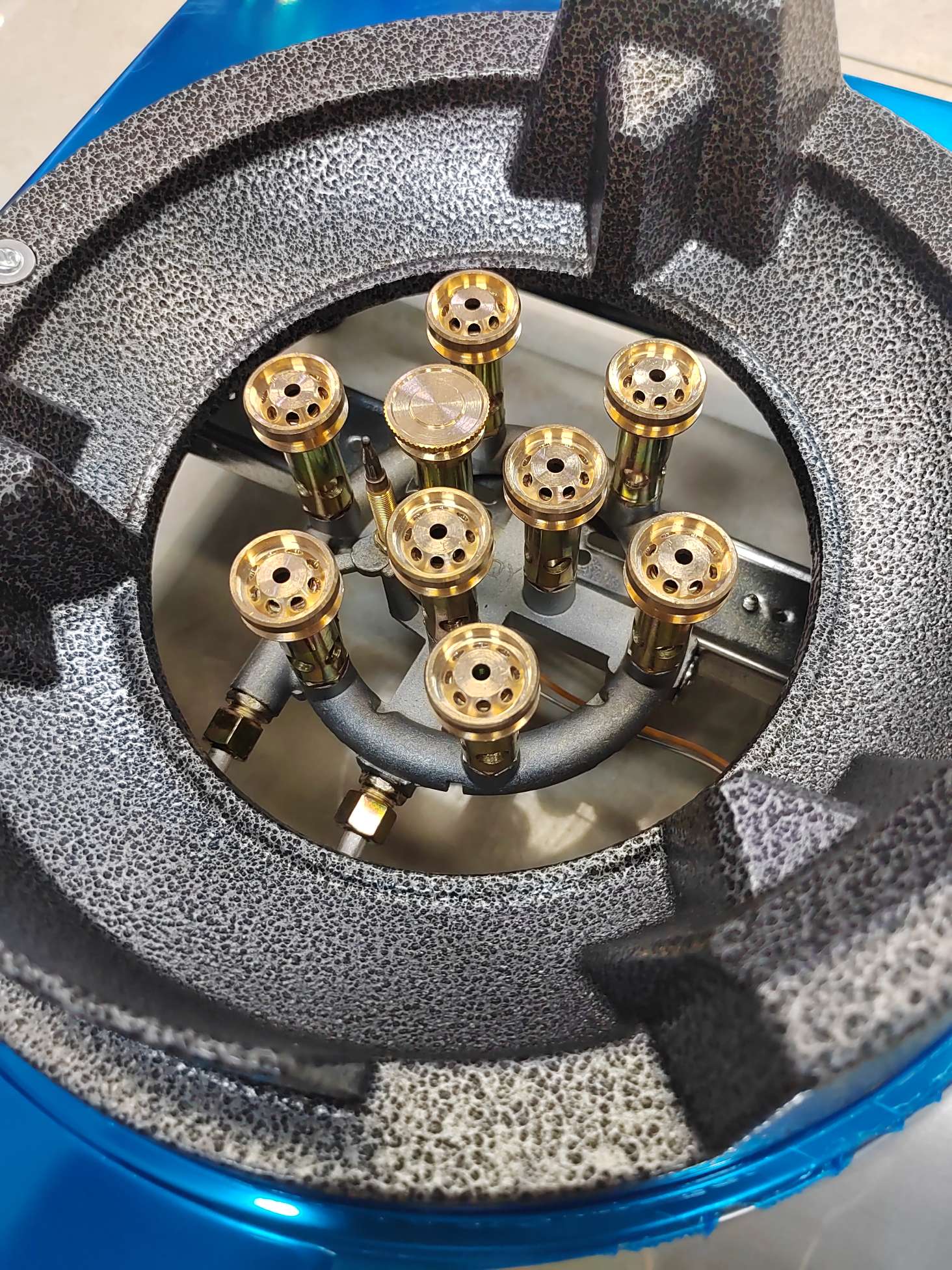 Commercial and household 9-copper head low-pressure high-flame gas stove, single stove, double stove, household liquefied gas, natural gas countertop stove, concentrated firepower for restaurants, super powerful details Picture