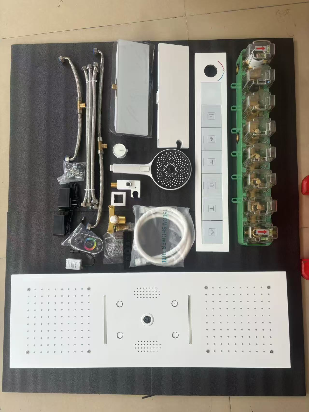 花洒套装实物图